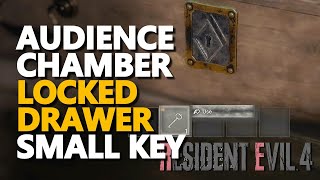 Audience Chamber Locked Drawer Small Key RE4 Remake Puzzle