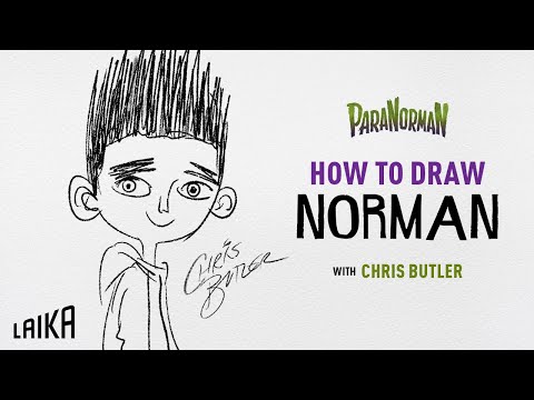 How to Draw Norman from ParaNorman