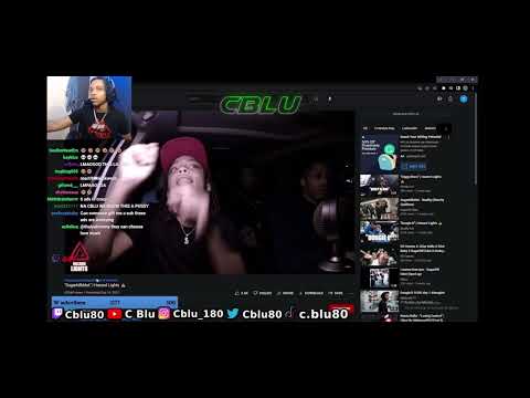 🔵C blu reacts to sugarhil ddot hazard lights song🔵