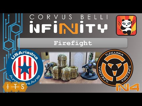 Fast Panda Gaming: Infinity ITS15  N4 Battle Report - 300pts Firefight (USAF v Tunguska)