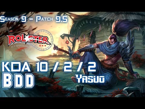 KT BDD YASUO vs KAI'SA ADC - Patch 9.5 KR Ranked
