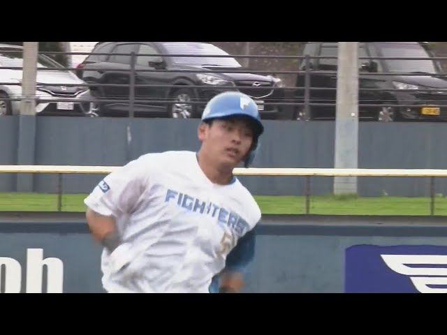 【ファーム】止まらない!! ファイターズ・野村佑希 レフトスタンドへのホームラン!!  2024年6月30日 北海道日本ハムファイターズ 対 東京ヤクルトスワローズ