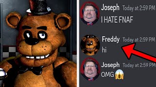 Trolling A Five Nights At Freddy's HATER On Discord!