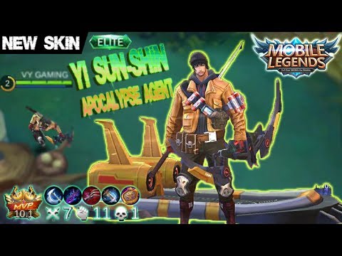 Mobile Legends - New Skin Apocalypse Agent Yi Sun-shin Gameplay and Build [MVP]