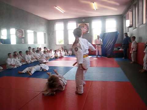 armelle et gerald au judo juin 2009