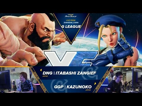 SFV: DNG | Itabashi Zangief vs GGP | Kazunoko - G-League 2016 Top 8  - CPT 2016