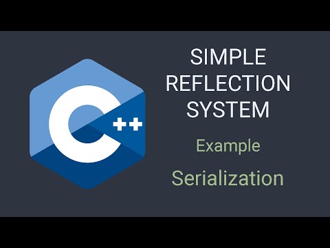 Serialization | C++ Simple Customizable Reflection System Tutorial | Example