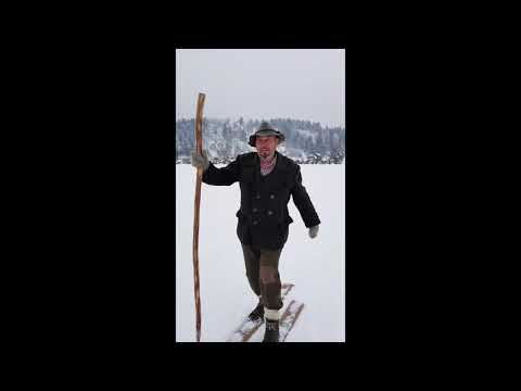 Bloški smučar na Blokah.