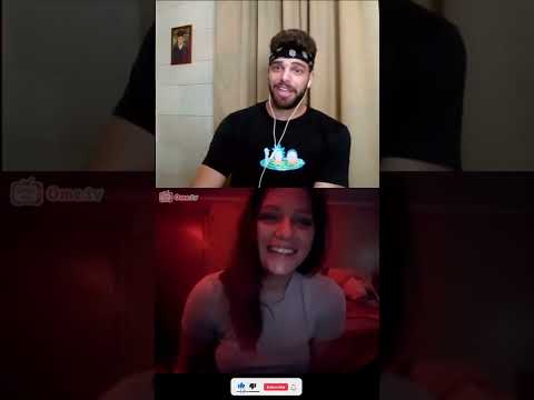 She takes off her T-shirt - OMEGLE - OME.TV || Best Omegle Reactions #shorts