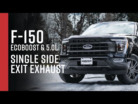 2021+ FORD F-150 5.0L, 3.5L and 2.7L // MBRP 3” Cat-Back, Single Side Exit Exhaust Overview