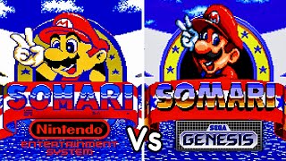 Somari|NES Bootleg Vs Sega Genesis hack|Which is Better?