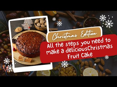 🎄First Time Baking a Christmas Fruit Cake? Here’s the Ultimate Beginner’s Guide!🎄