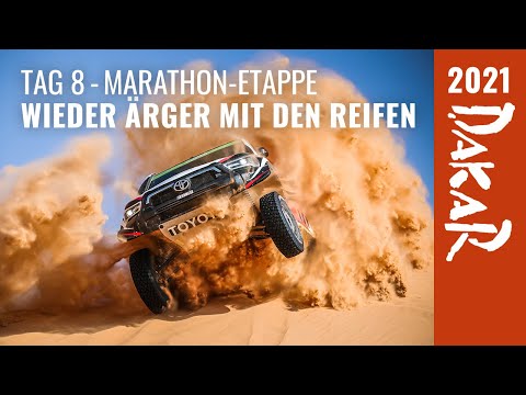 Inside Dakar 2021: Tag 8 - Nach Führung verhindern Reifenschäden ein weiteres Top-Ergebnis