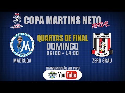 Madruga x Zero Grau FS • Quartas de Final • Copa Martins Neto de Futsal 2023