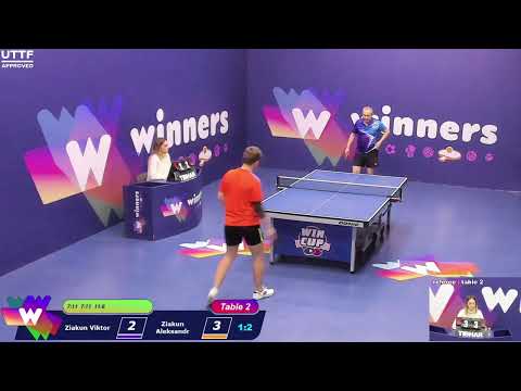 WINners CUP table 2  04.02  Ziakun Viktor - Ziakun Aleksandr  17:00