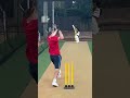 Back-of-the-sidearm ball confuses batsman #cricket