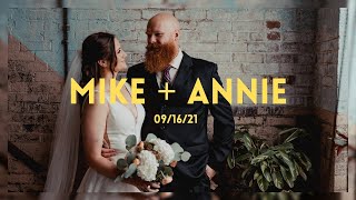 Mike + Annie | Wedding Highlight Film at The Pajama Factory in Williamsport, PA
