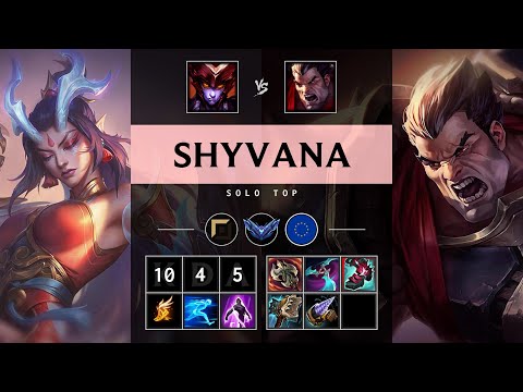 Shyvana Top vs Darius - EUW Diamond Patch 25.19
