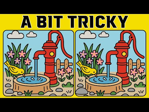 Fun but Sneaky Spot the Difference, 5 Puzzles for a Sharper Mind (A Bit Tricky)