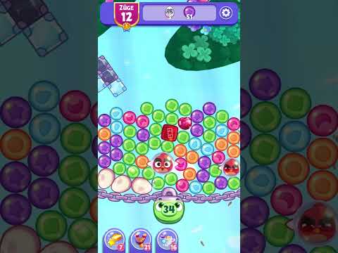 Angry Birds Dream Blast Level 208 no booster [Gameplay] optimized for smartphones [Rovio]