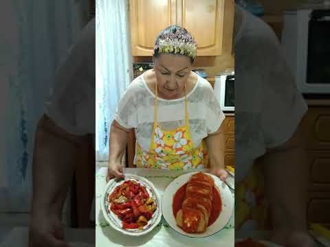 MEATBALL WITH MY STYLE SAUCE AND A SIDE OF PEPPERS