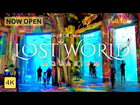 Inside Dubai’s Reimagined Lost World Aquarium at Atlantis, The Palm Dubai Attractions & More! 4K