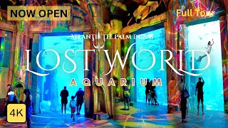 Inside Dubai’s Reimagined Lost World Aquarium at Atlantis, The Palm Dubai Attractions & More! 4K