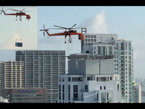 Chiller Replacement with Helicopter