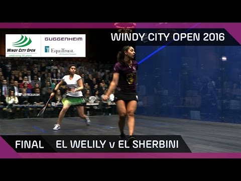 Squash: El Welily v El Sherbini - Windy City Open 2016 - Women's Final Highlights