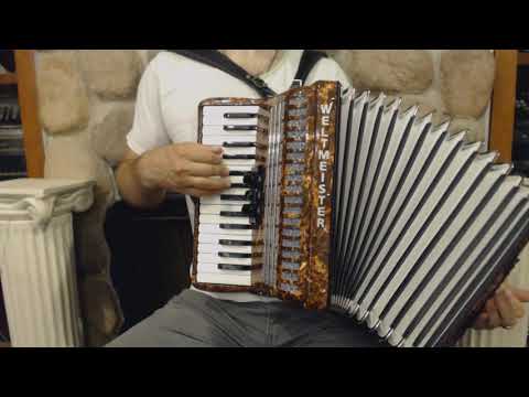 WELTRUB3060BR - Brown Weltmeister Rubin Piano Accordion MM 30 60 $1599