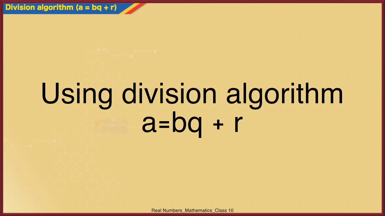 Real Numbers | 10(X)th Class Maths| 3D videos For 5 Mantra.com