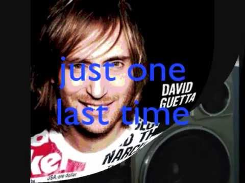 Just one last time - David Guetta ft. Taped Rai - lyrics (original)