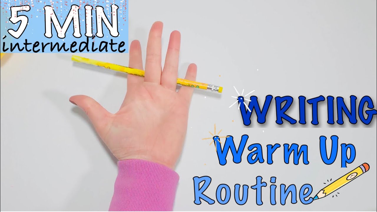 'FINGER GYM' Warm Ups for Writing with Pencil l 5 Min OT Guided Exercises for Kids Home and School