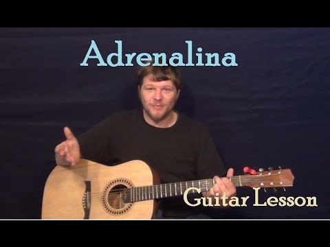 Adrenalina (Wisin - ft. Jennifer Lopez) Easy Guitar Lesson How to Play Tutorial