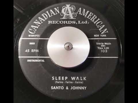 Santo & Johnny ‎– Sleep Walk (US 7", 1959)