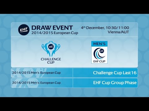 EHF DRAW EVENT - 2014/2015 Men's European Cup
