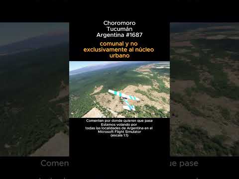 Choromoro, Tucumán desde el Microsoft Flight Simulator #choromoro #tucuman #argentina #msfs2024
