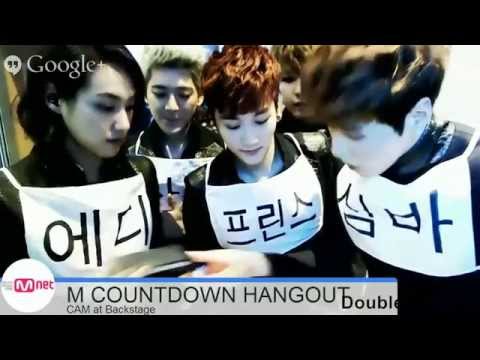 140327 JJCC - 더블제이씨 MCountdown Hangout