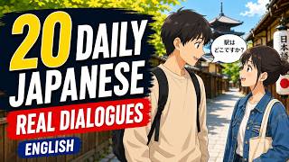 20 Daily Japanese Conversations | Improve Listening & Speaking with English Translation
