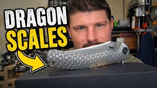 12th Year Anniversary Knife Has Dragon Scales : WE DRACARYS