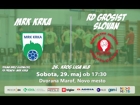 26. KROG - 2020/21: 1.A DRL - MOŠKI: MRK KRKA : RD LL GROSIST SLOVAN