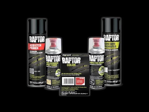How to activate the 2K Raptor Bedliner Aerosol (UP4842, UP4883-U4889)
