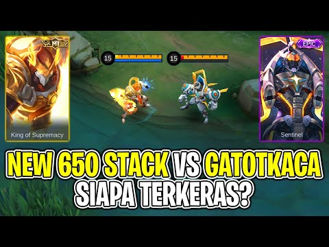 Aldous New 650 Stack Vs Gatotkaca - Mobile Legends