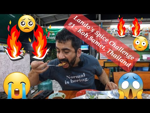 🌶✅️🇹🇭 [4k] Spicy Food Challenge🔥 Koh Samet Thailand - CC - 2023 - Spicy seabass soup w TEARS🌶