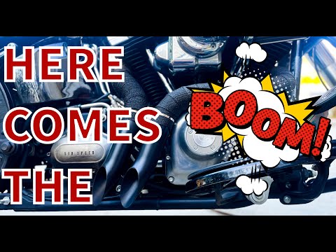 Handmo 2" Exhaust Pipes for Harley Install, Sound, Review, and Test Drive (from Amazon)