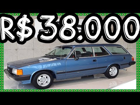 R$ 38.000 PASTORE Chevrolet Opala Caravan SL 1990 Azul Volga 250  MT4 RWD 4.1/S 6 Cilindros 118 cv
