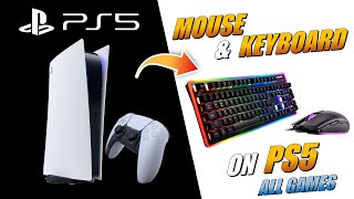 How To Play On PS5 with Mouse & Keyboard for ALL GAMES using  PC Remote Play and reWASD - Full Guide