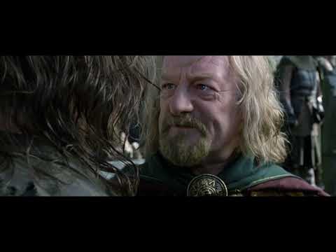 Aragorn shows Theoden where Gondor was when the Westfold fell
