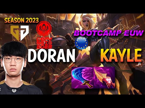 GEN Doran KAYLE vs DARIUS Top - BOOTCAMP MSI 2023 - EUW Ranked