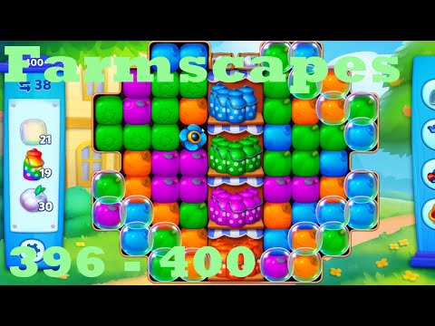 Farmscapes Level 396 - 400 HD Gameplay Walkthrough |  3 - match game | android | ios | pc | app